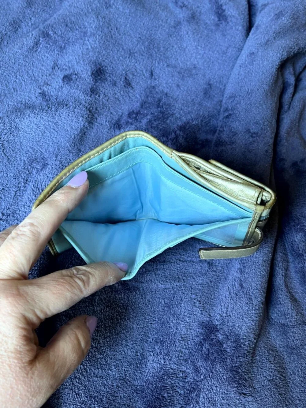 Coach Gray Signature Wallet